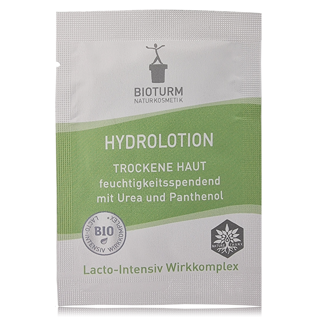 Sachet der Hydrolotion von Bioturm Naturkosmetik