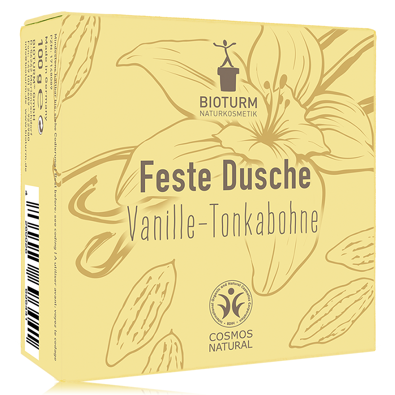 Feste Dusche Vanille-Tonkabohne von Bioturm Naturkosmetik