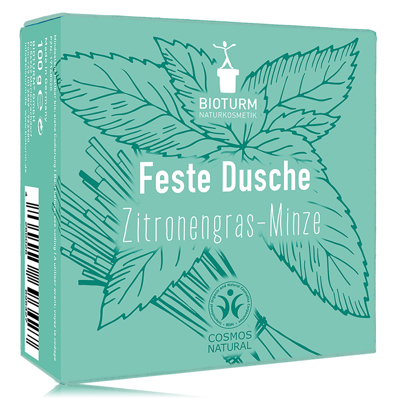 Feste Dusche Zitronengrad-Minze von Bioturm Naturkosmetik
