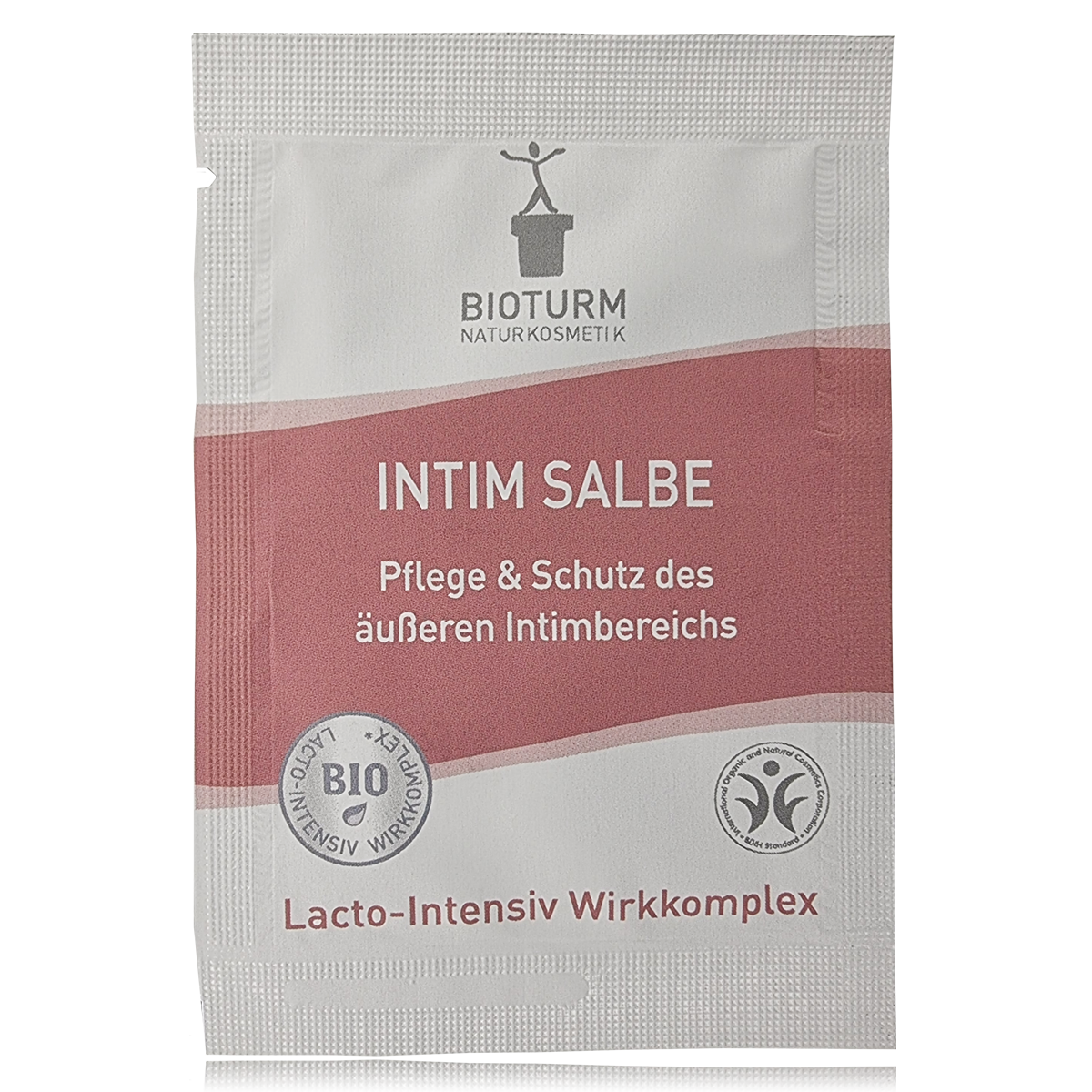 Sachet der Intim Salbe von Bioturm Naturkosmetik