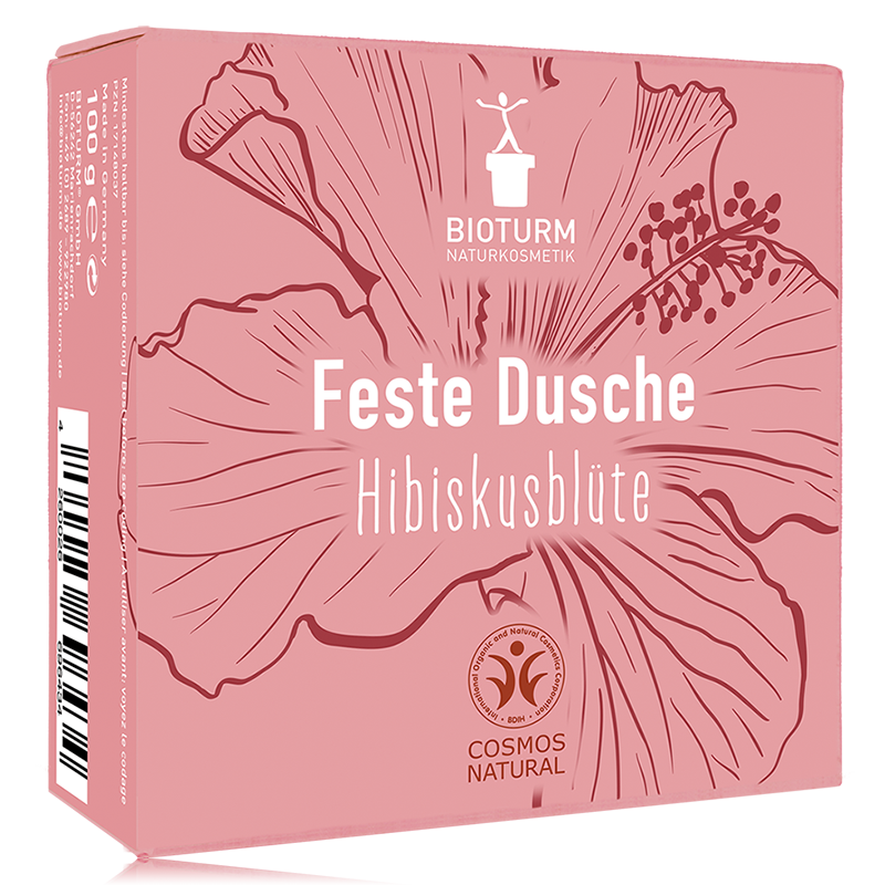 Feste Dusche Hibiskusblüte von Bioturm Naturkosmetik